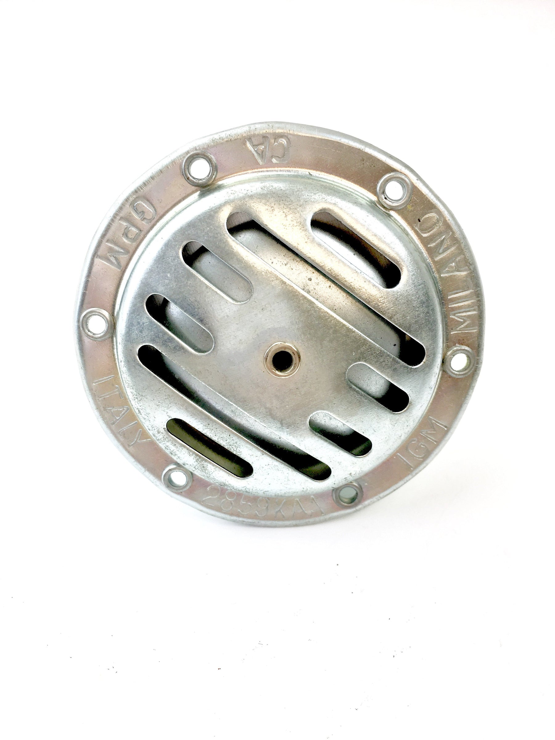 Milano Vespa Horn 6/12v DC Super Sprint Etc With Side Terminals