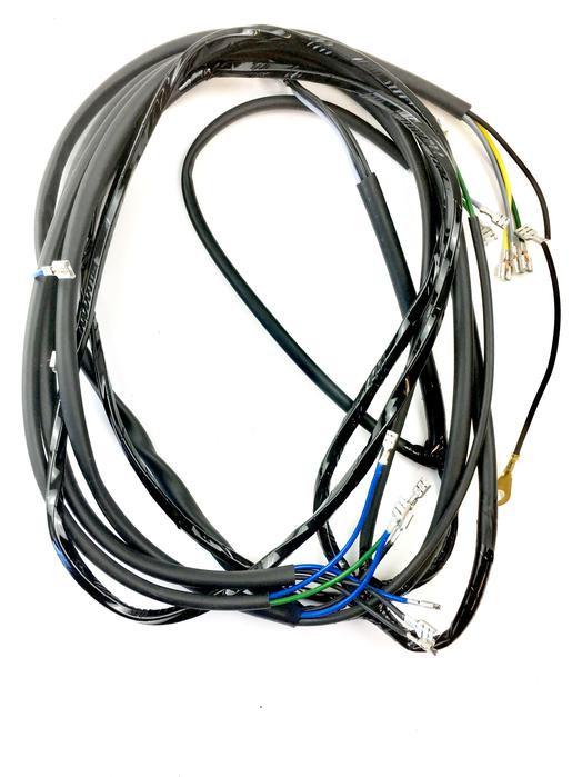 Vespa P125X P150X 12V Points Type Wiring Harness Loom - Standard UK British With Indicators