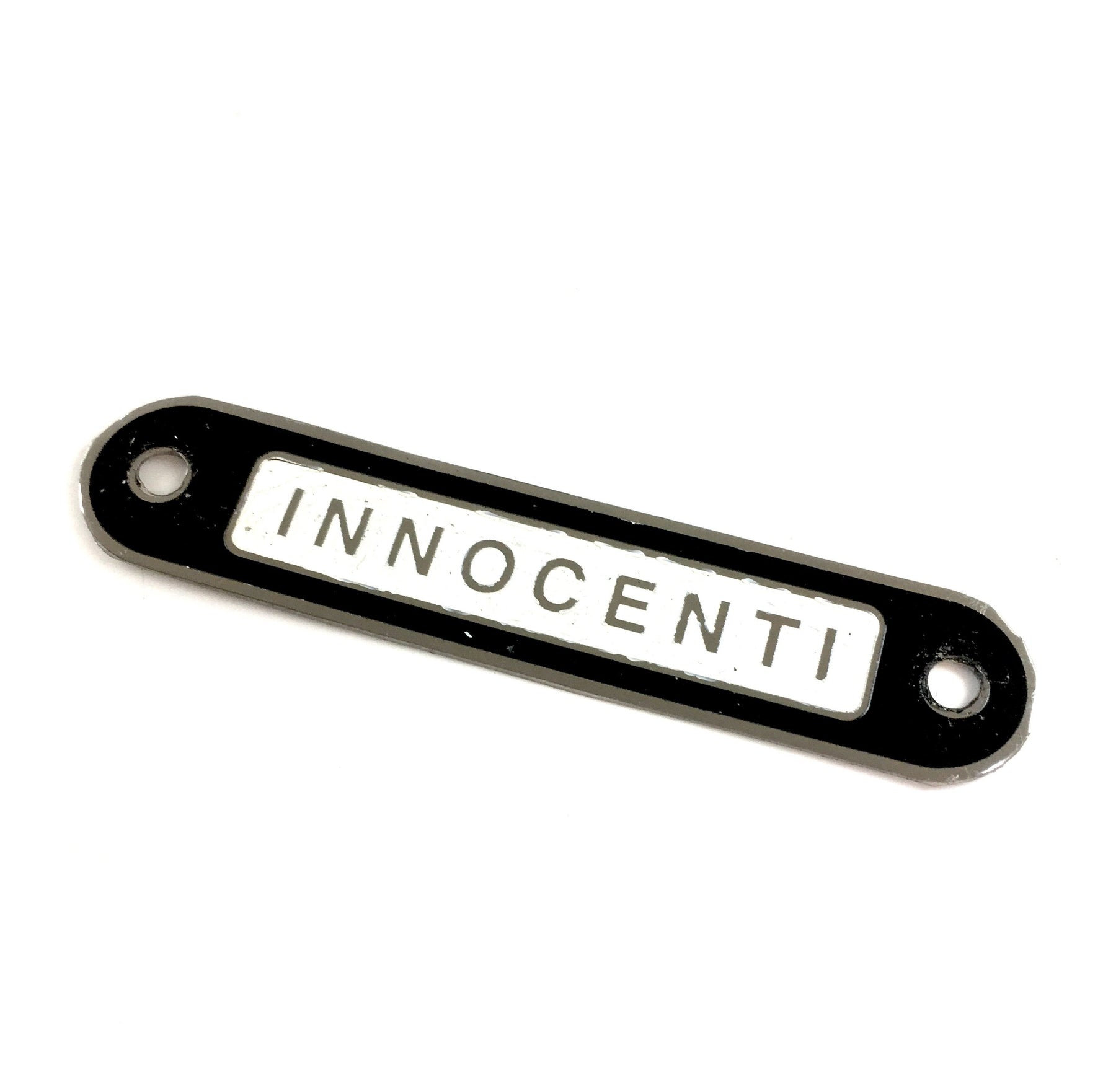 Lambretta Series 1 2 3 Li GP SX TV INNOCENTI Rear Seat Badge Plaque