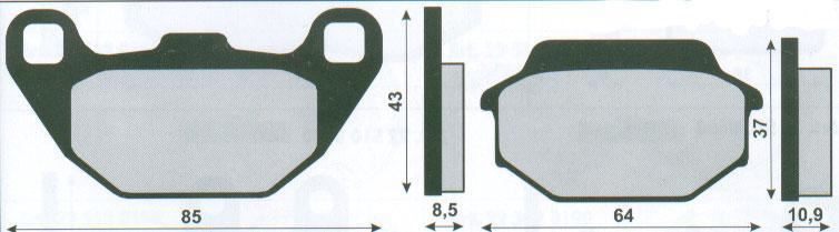 Brake Pads 22 510 0590