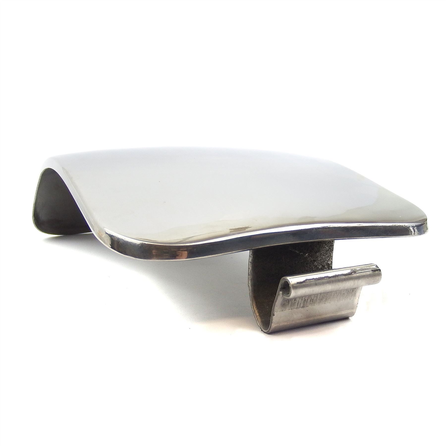 Lambretta Series 2 Li TV Tool Box Lid - Polished Stainless Steel