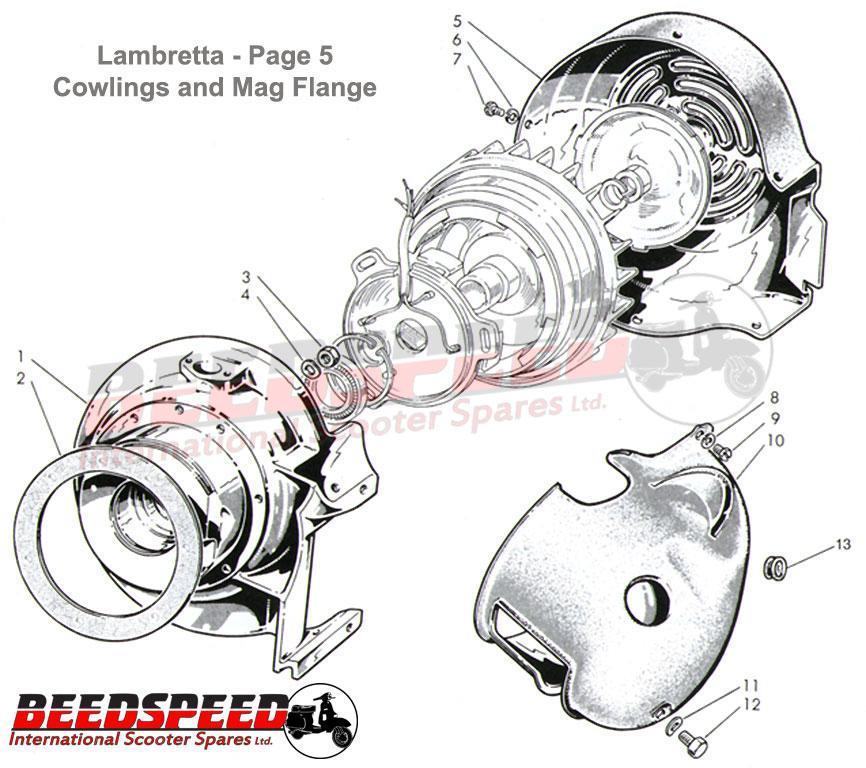 Lambretta - Flywheel - Cowling