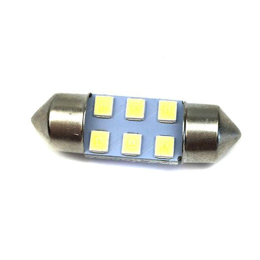 12V LED Festoon Bulb 30mm x 11mm White