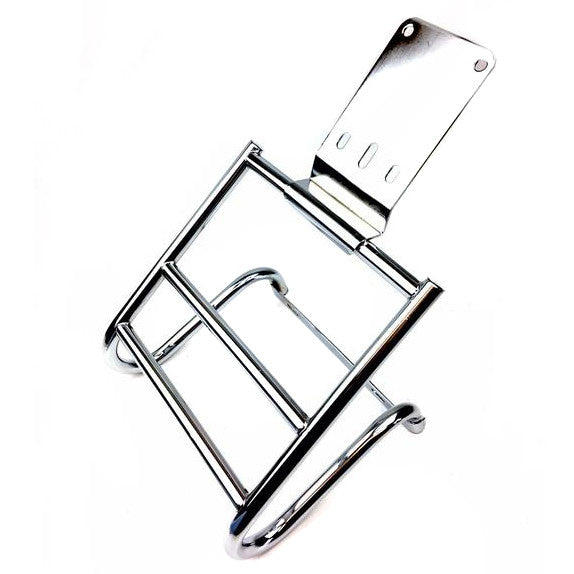 Vespa PX PE T5 Classic LML Rear Top Box Flat Carrier - Chrome