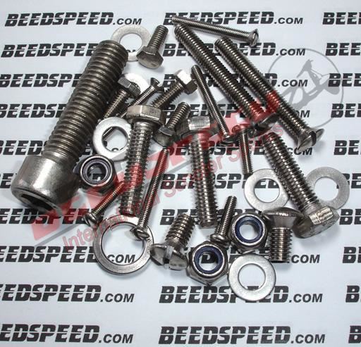 Lambretta GP DL Headset Fixing Kit - Stainless Steel