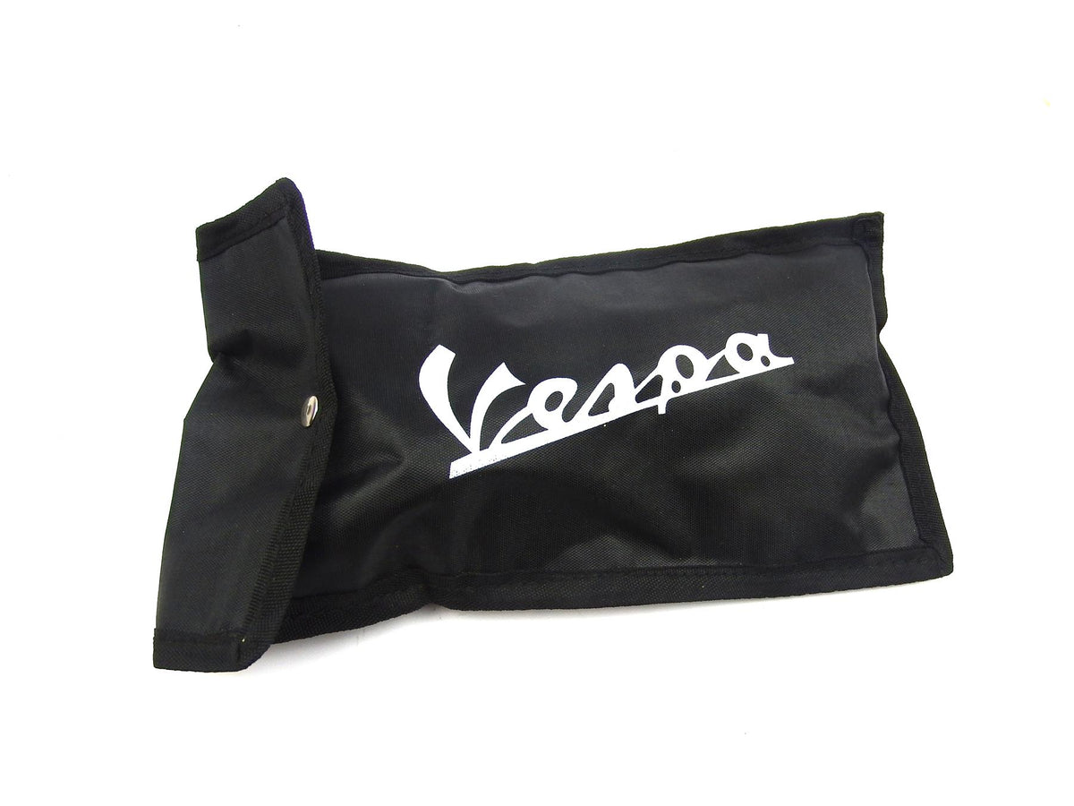 Vespa PX Super Sprint T5 Rally Tool Pouch Black With Logo - 25x14.cm