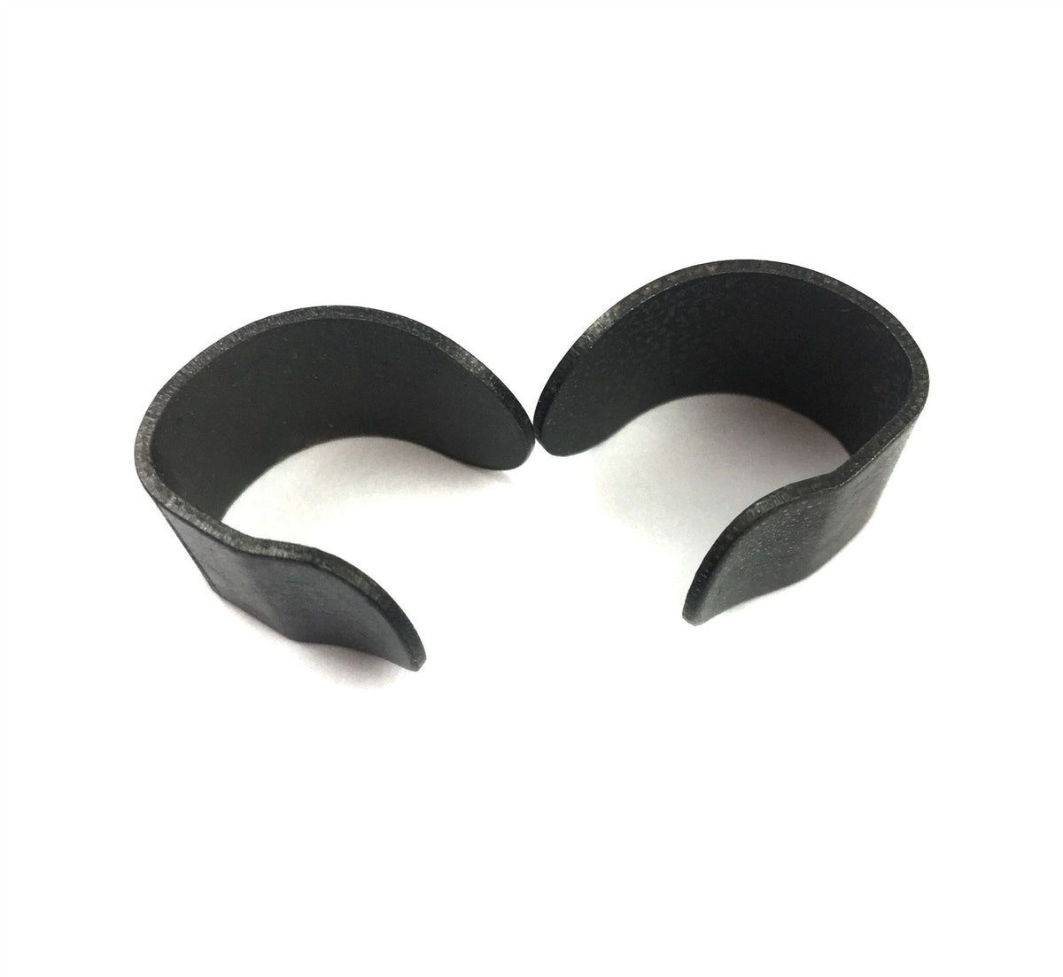 Vespa PX PE T5 V50 Prim PK SIP Legshield Beading Rubber Clip Pair - Black