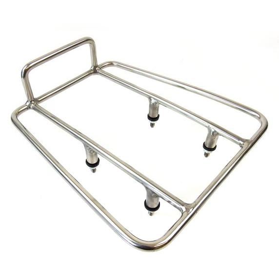 Lambretta Series 3 Li SX TV Rear Sprint Rack - Polished Stainless Steel