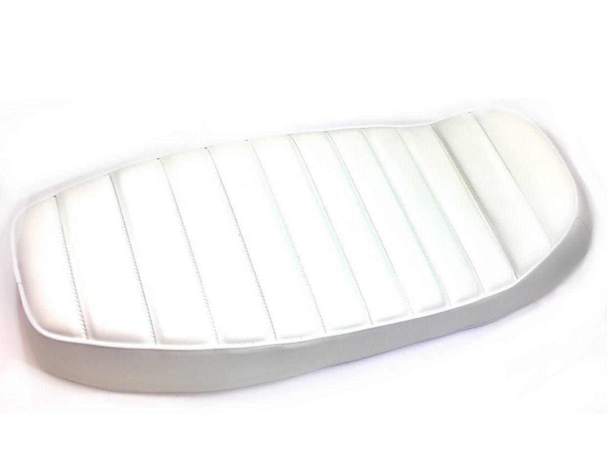 Vespa PX T5 Classic LML Slope Back Ancilotti Seat - White - No Logo