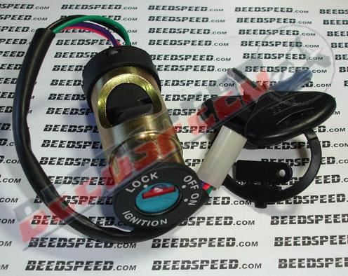 Vespa - Steering Lock Kit - Including Tube - PX - Weld On -4 wir