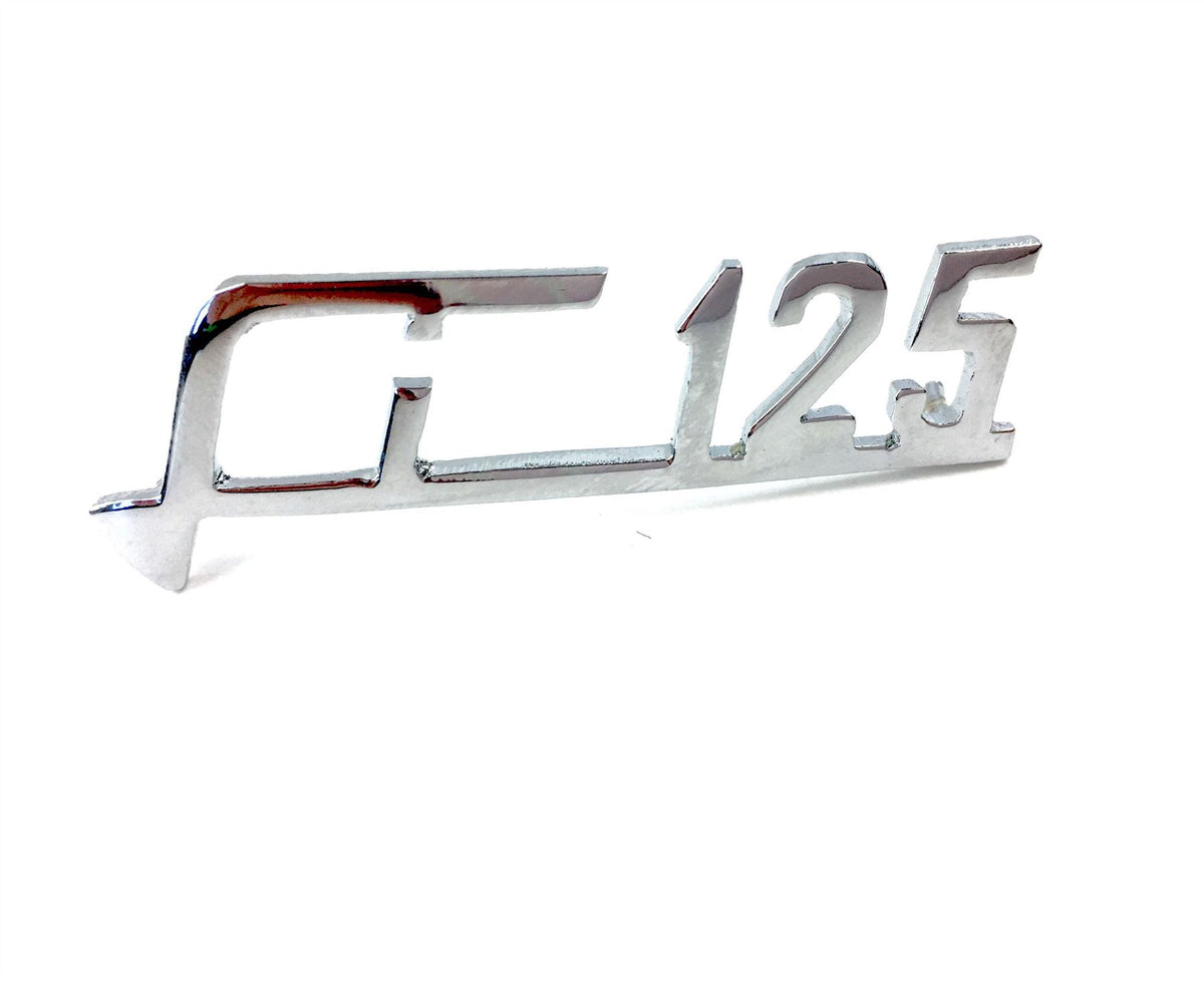 Lambretta Li125 Leg Shield Badge - Chrome