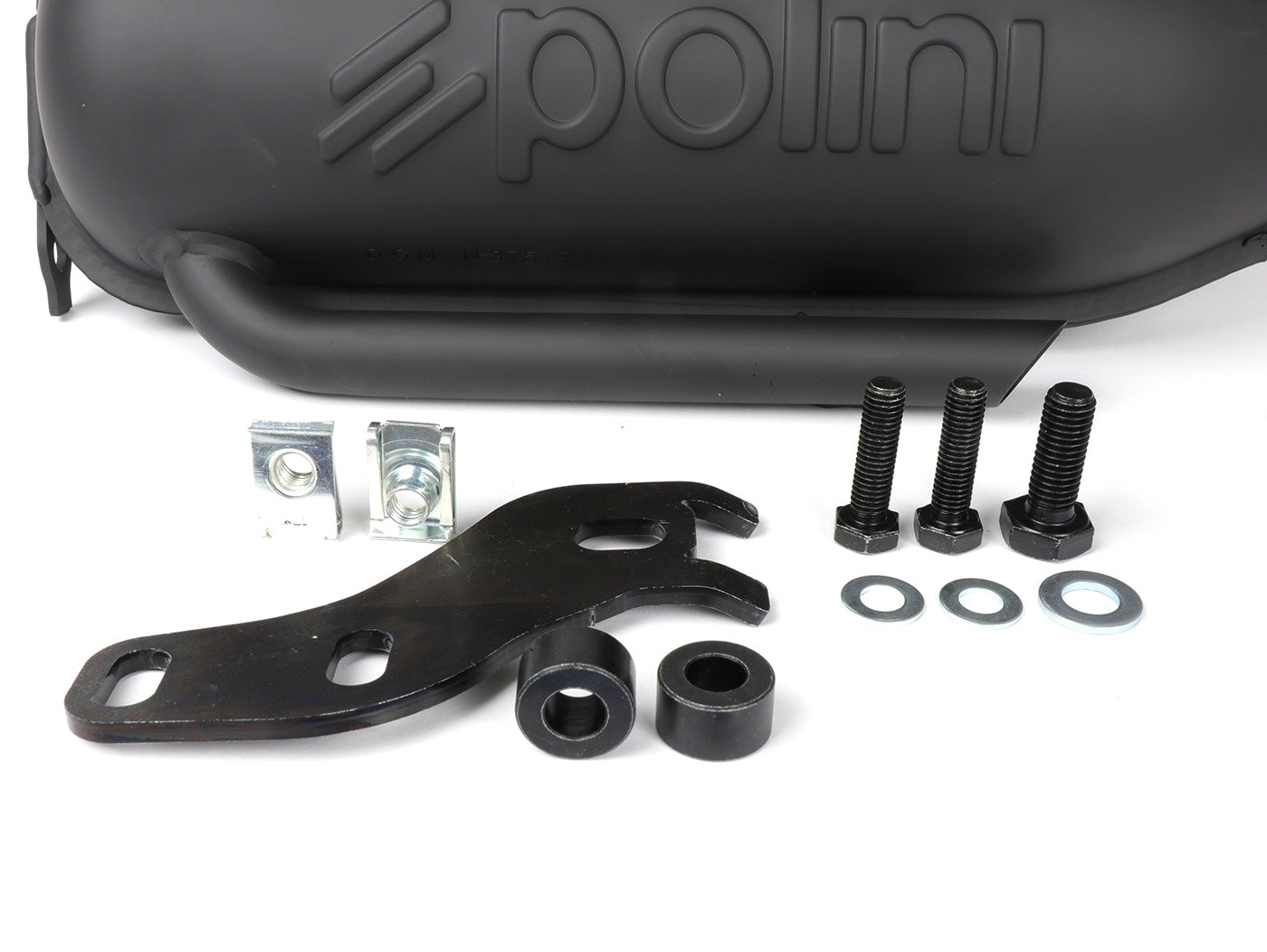 Vespa V50 50/N/L/R/S/Special/SR/SS POLINI Original Exhaust - Black