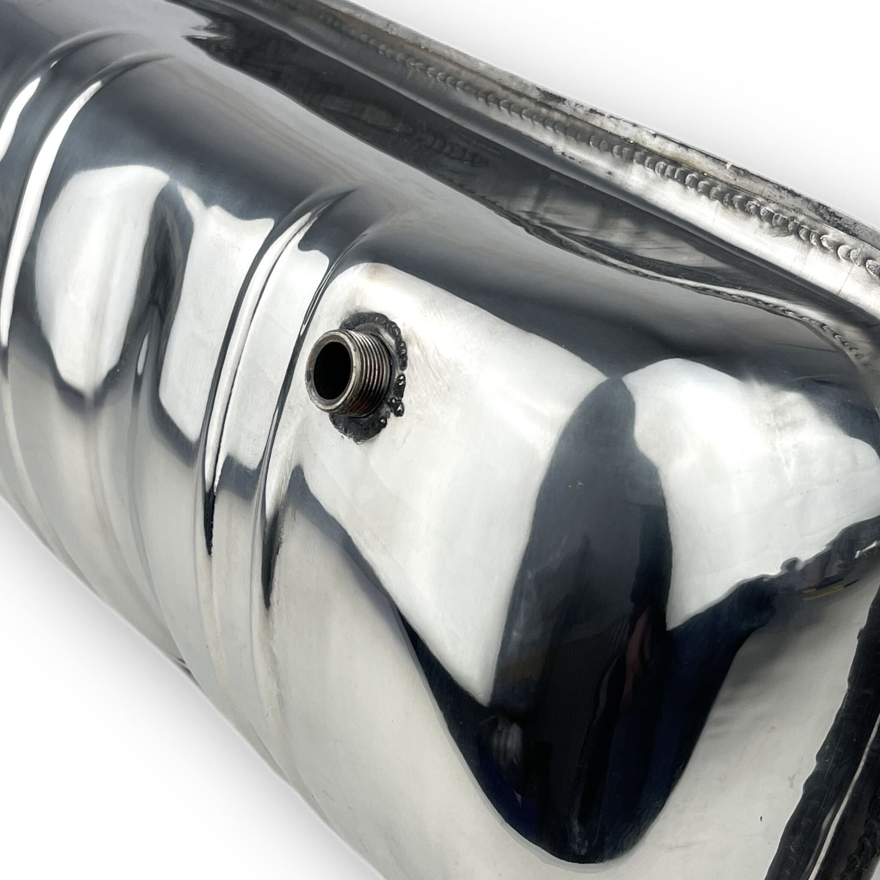 Lambretta Series 2 3 Li GP SX TV Standard Petrol Tank - Polished Stainless Steel