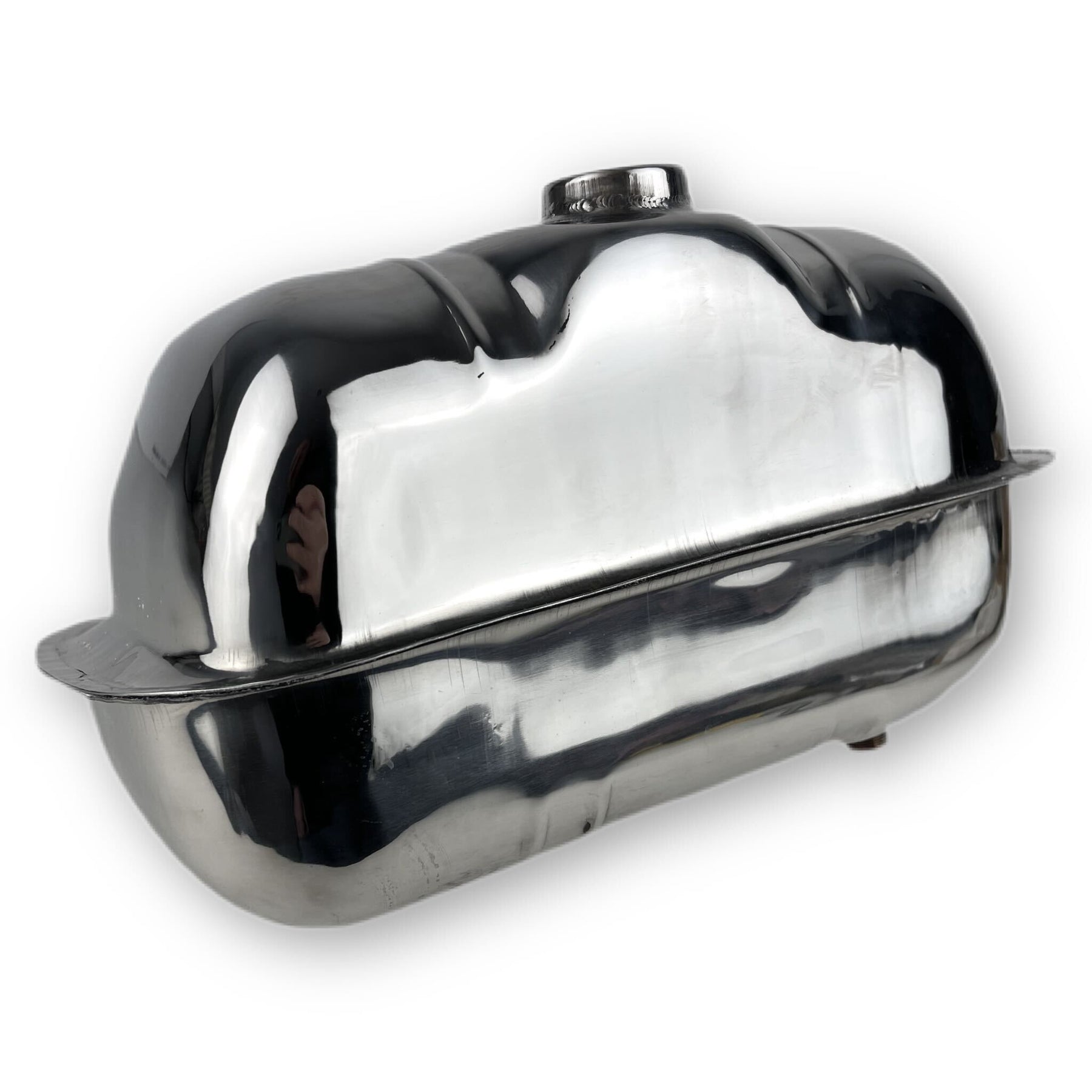 Lambretta Series 2 3 Li GP SX TV Standard Petrol Tank - Polished Stainless Steel