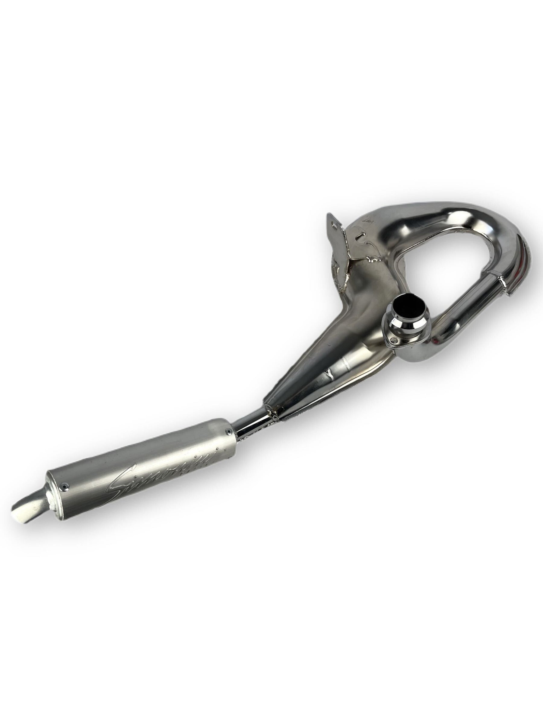 Vespa T5 Mk1 Classic Simonini Sports Exhaust Chrome