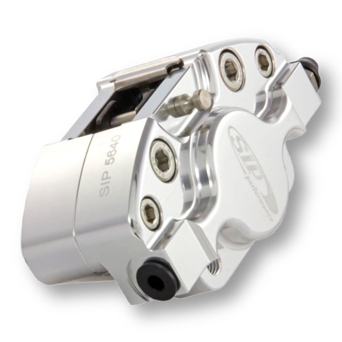 Vespa PX Disc MY T5 Classic LML Grimeca SIP Front Hydraulic Brake Caliper - Silver Anodised