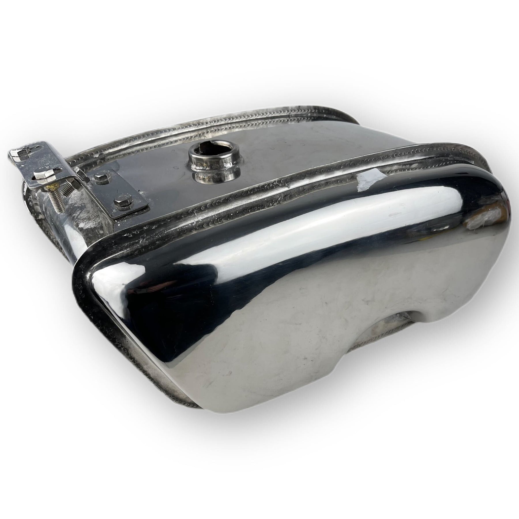 Lambretta Series 3 Li GP SX TV 17 Litre Stainless Steel Petrol Tank with TS1 Cut Out