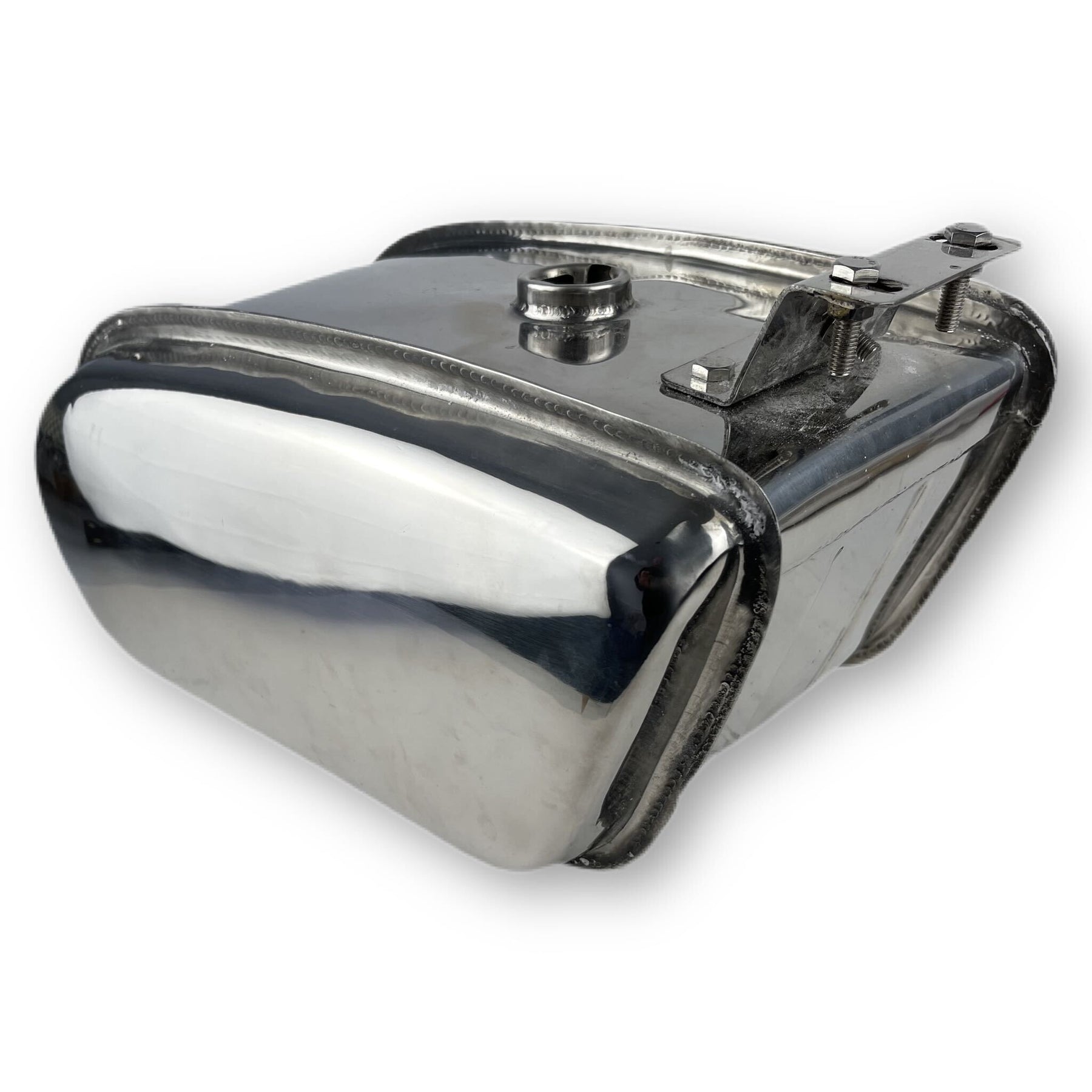 Lambretta Series 3 Li GP SX TV 17 Litre Stainless Steel Petrol Tank with TS1 Cut Out