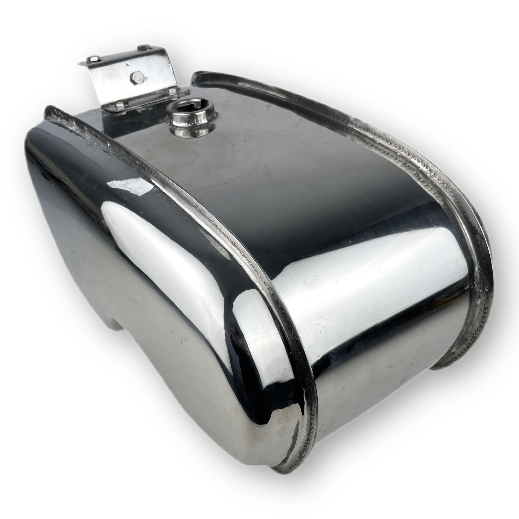 Lambretta Series 3 Li GP SX TV 17 Litre Stainless Steel Petrol Tank with TS1 Cut Out