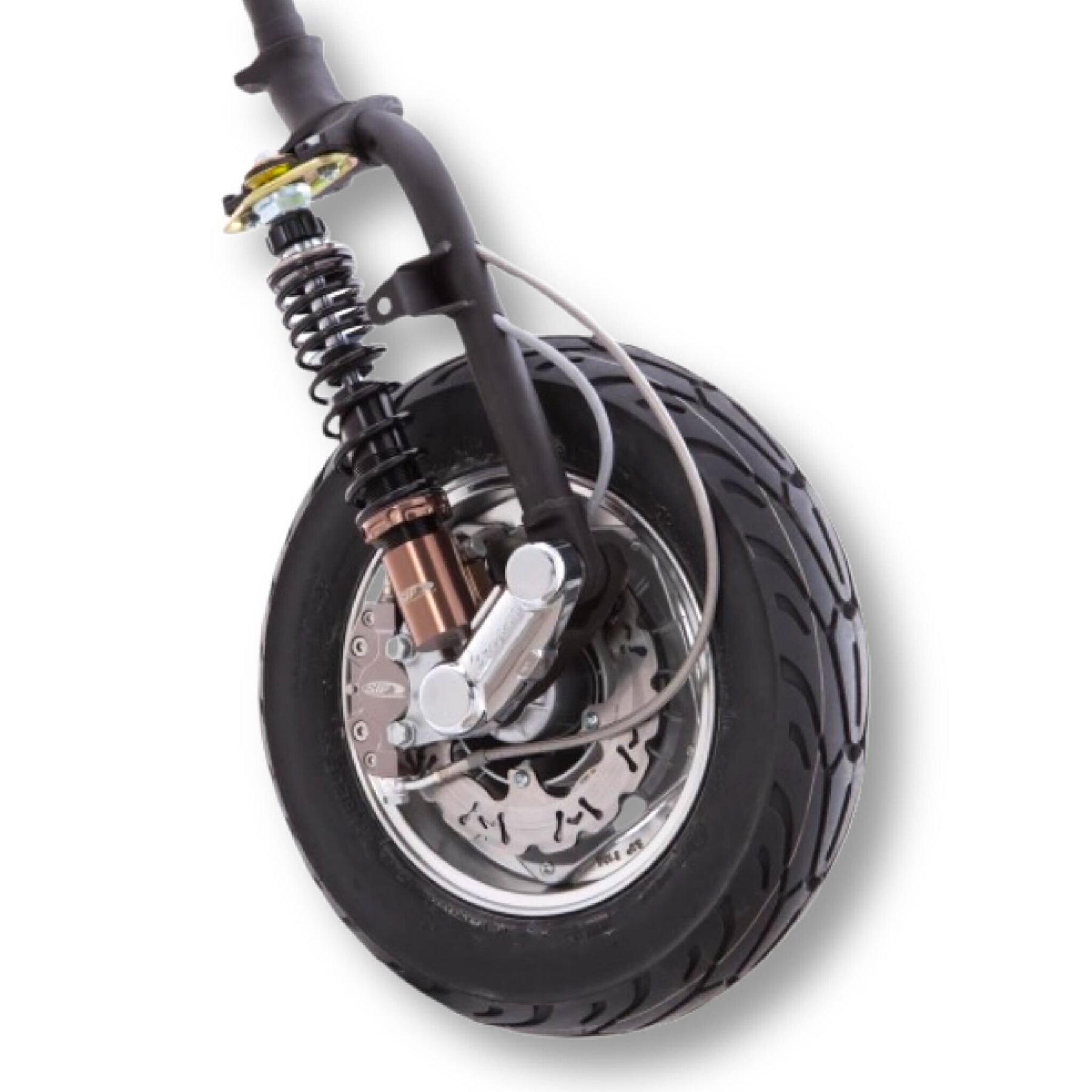 Vespa PX Disc MY T5 Classic LML Grimeca SIP Front Hydraulic Brake Caliper - Titanium Anodised