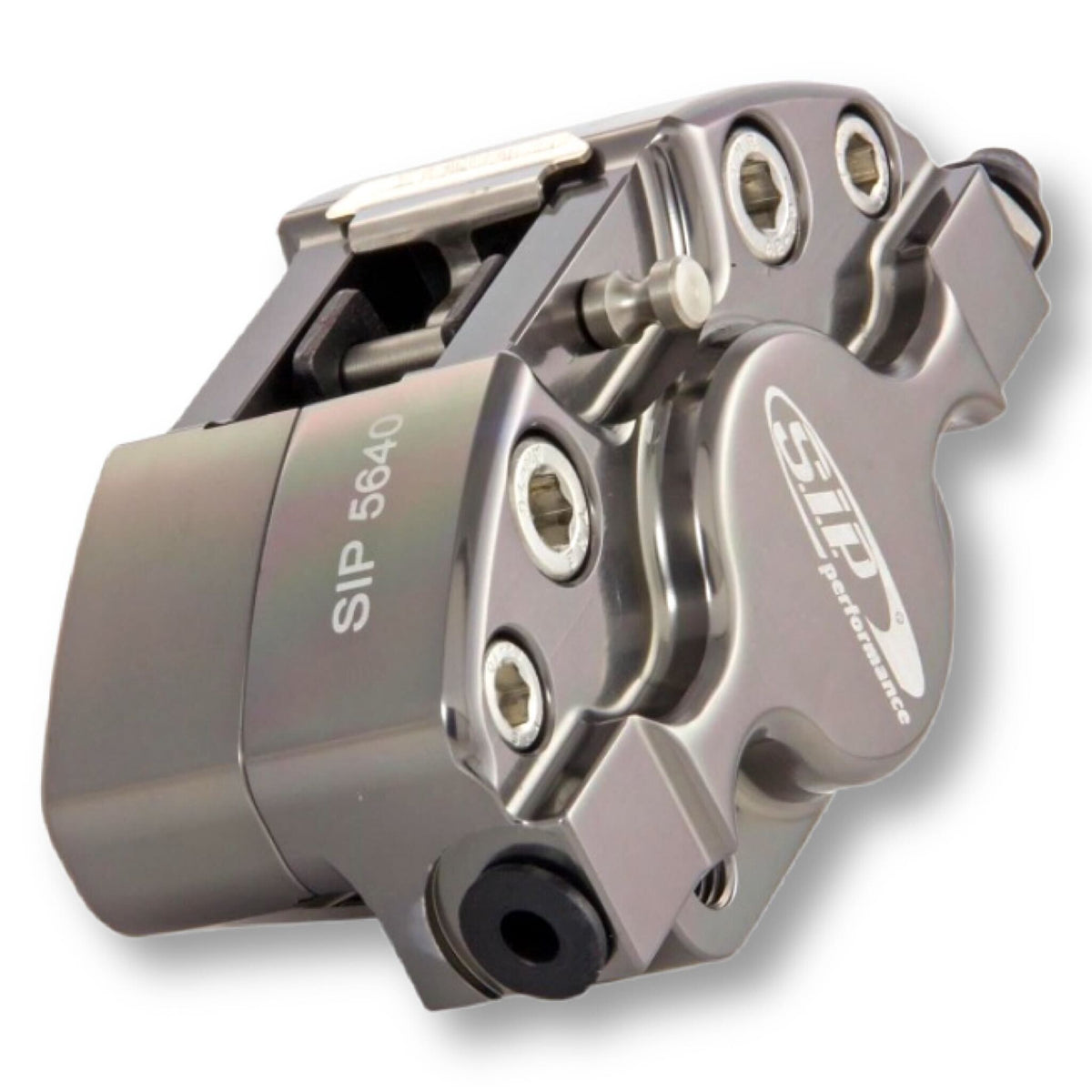 Vespa PX Disc MY T5 Classic LML Grimeca SIP Front Hydraulic Brake Caliper - Titanium Anodised