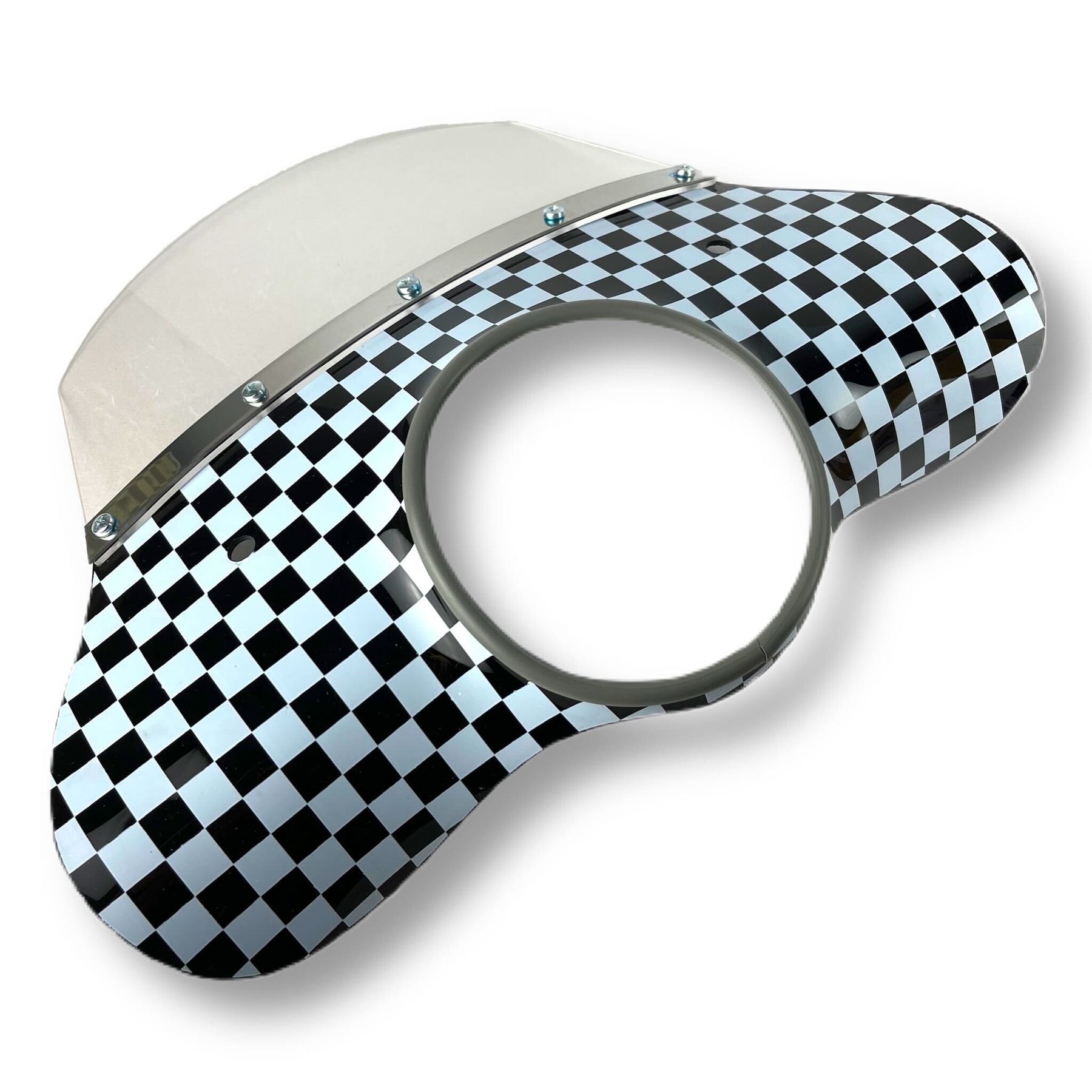 Lambretta Series 2 Li TV Series 3 Li MOD Style Flyscreen - Chequered