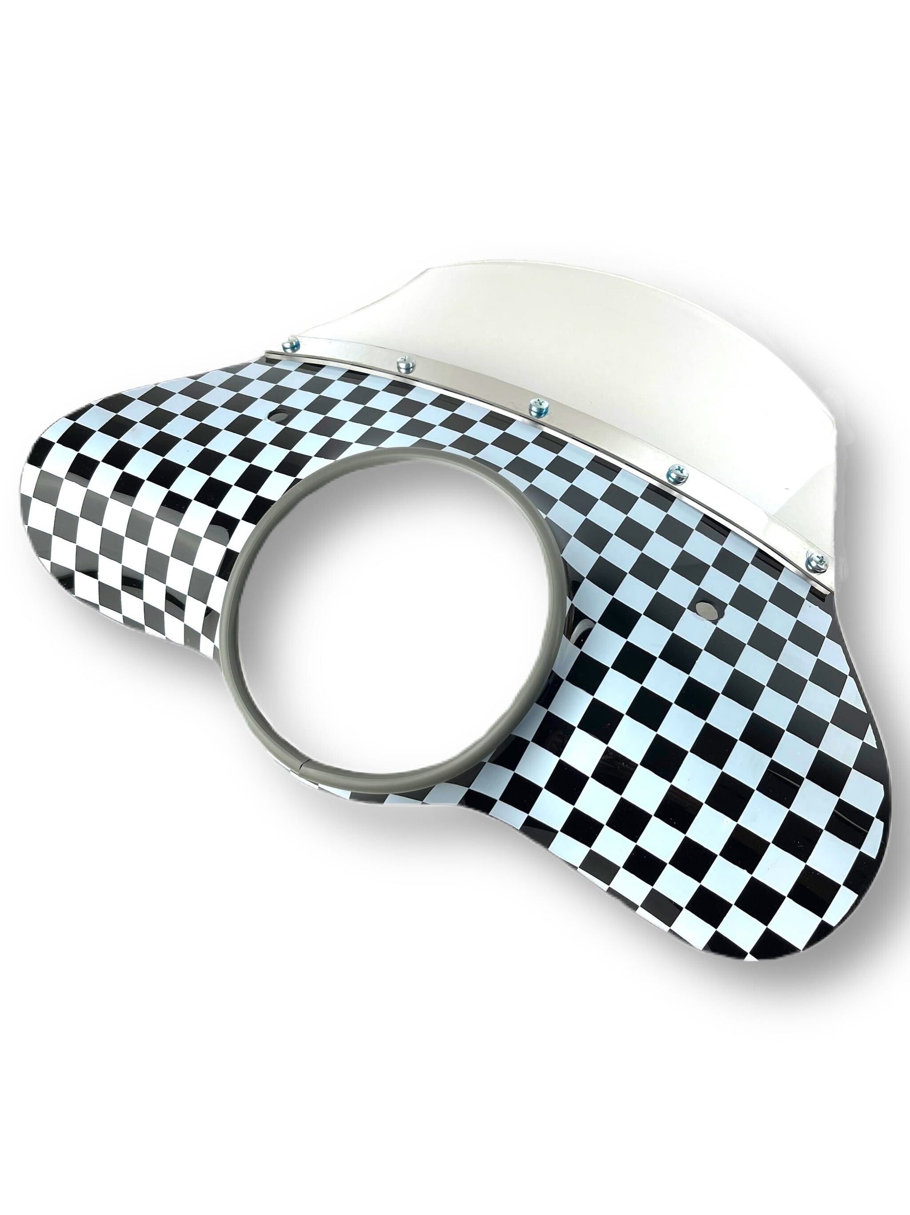 Lambretta Series 2 Li TV Series 3 Li MOD Style Flyscreen - Chequered