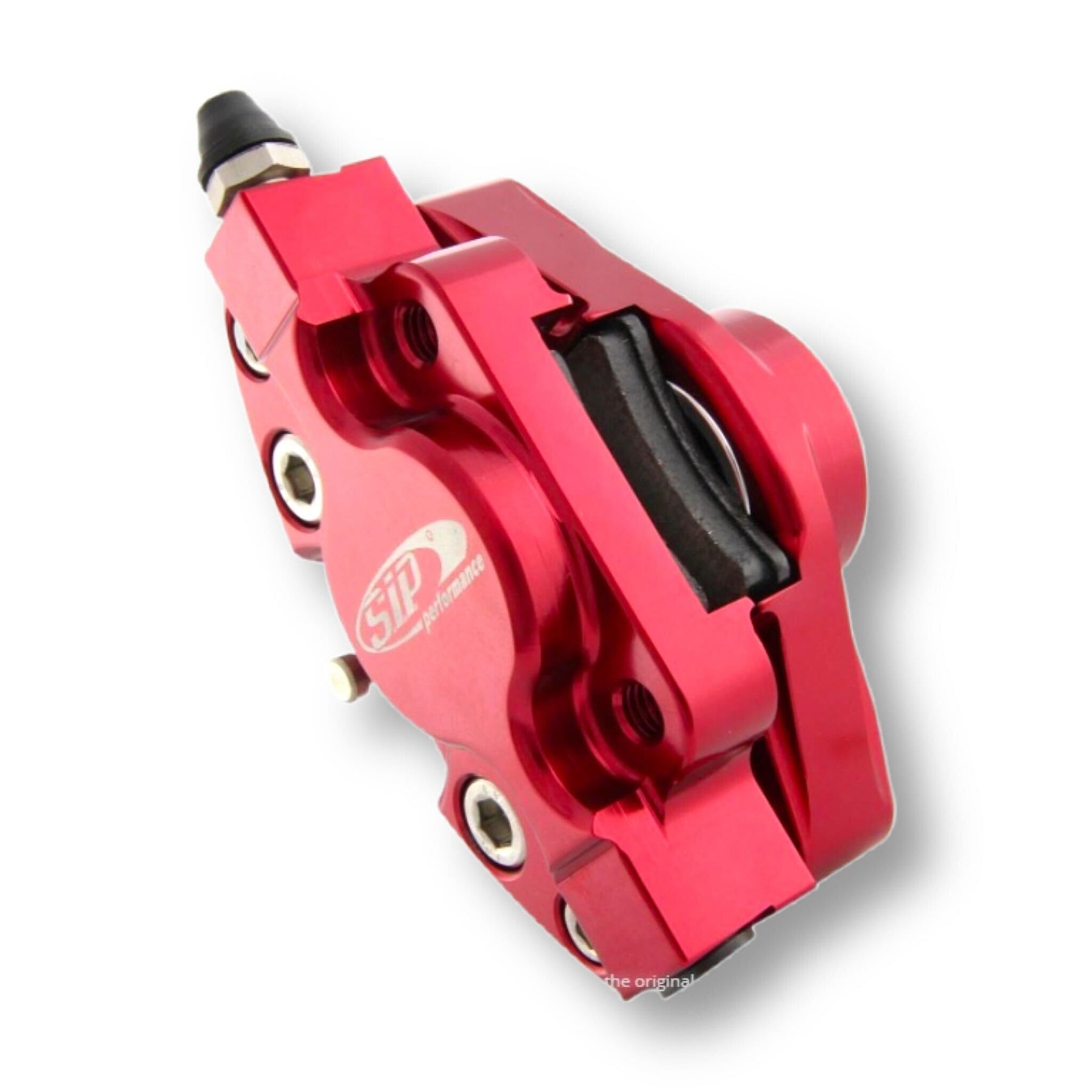 Vespa PX Disc MY T5 Classic LML Grimeca SIP Front Hydraulic Brake Caliper - Red Anodised