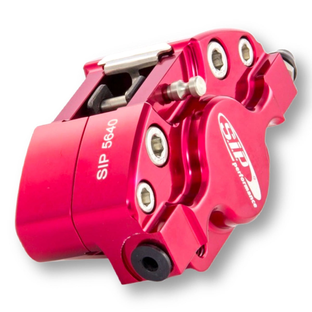 Vespa PX Disc MY T5 Classic LML Grimeca SIP Front Hydraulic Brake Caliper - Red Anodised