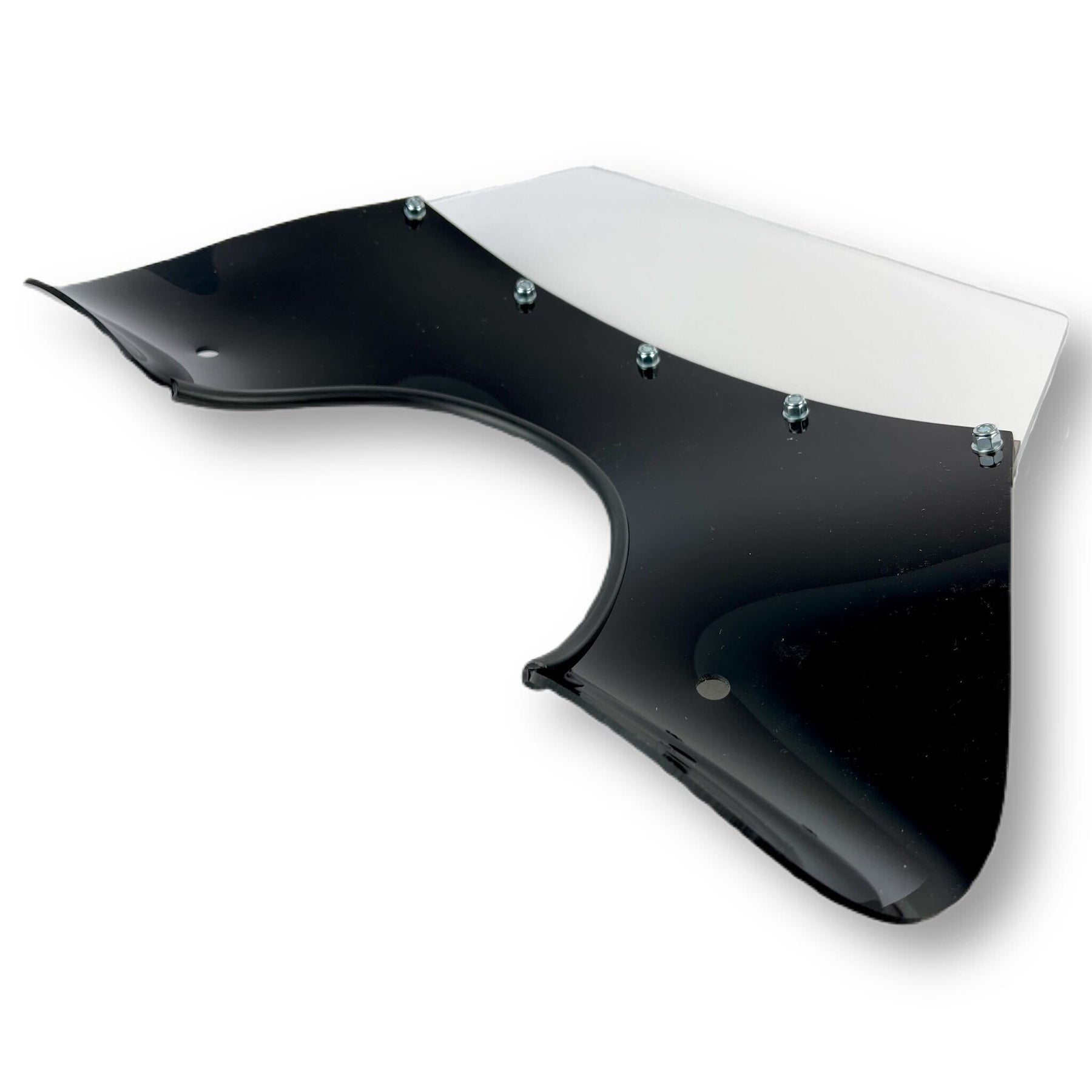 Vespa PX PE T5 Classic LML Rally GTR 125-200 MOD Style Flyscreen - Black