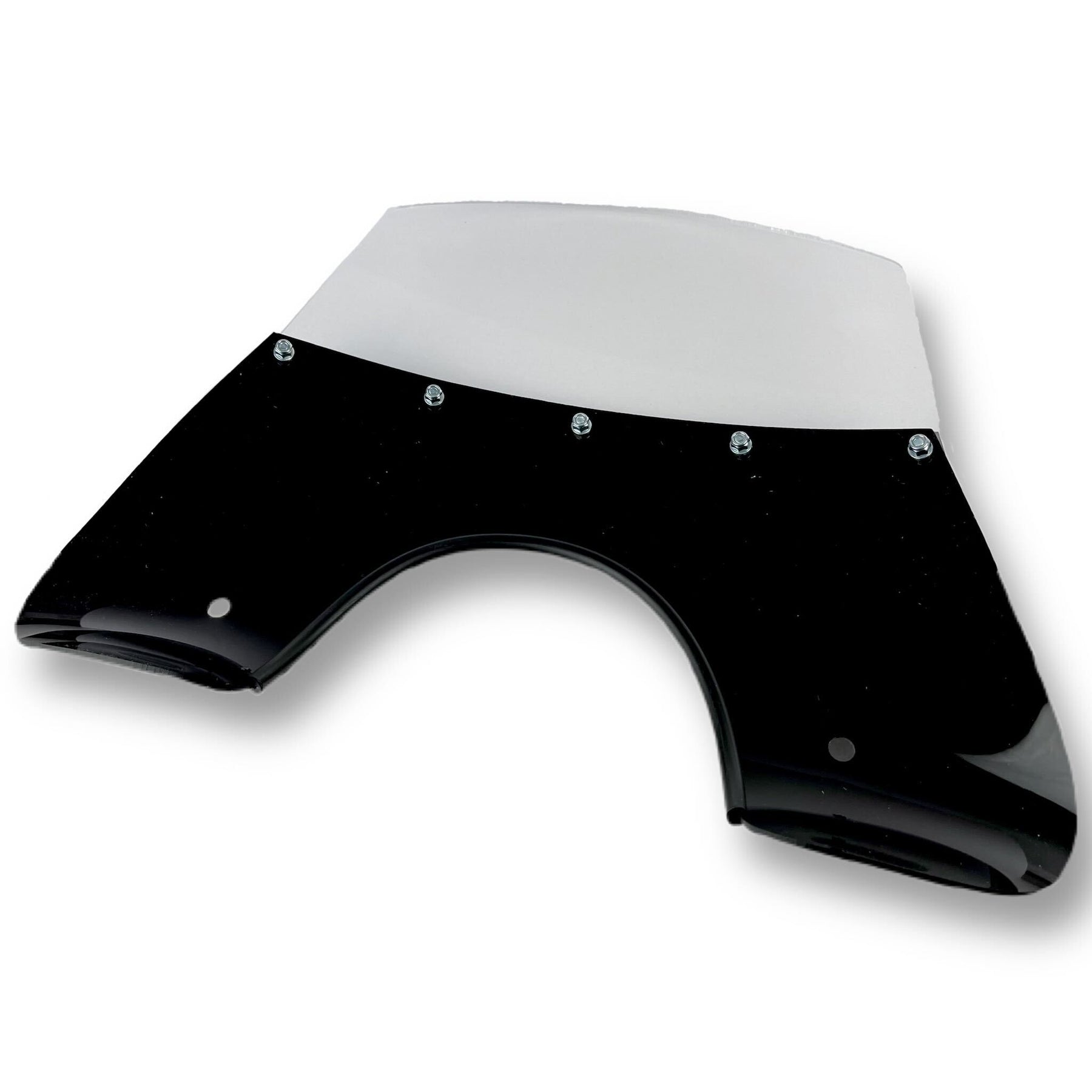 Vespa PX PE T5 Classic LML Rally GTR 125-200 MOD Style Flyscreen - Black