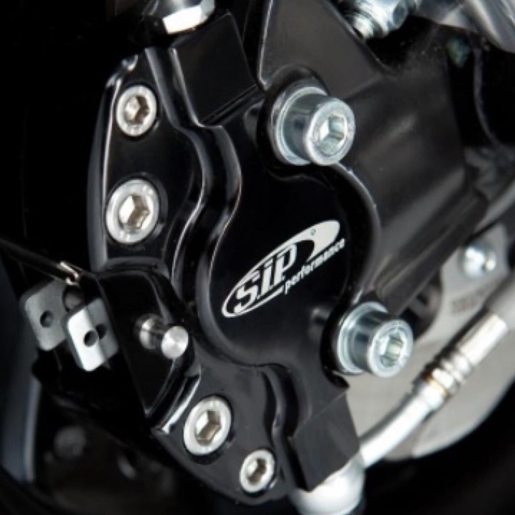 Vespa PX Disc MY T5 Classic LML Grimeca SIP Front Hydraulic Brake Caliper - Black Anodised