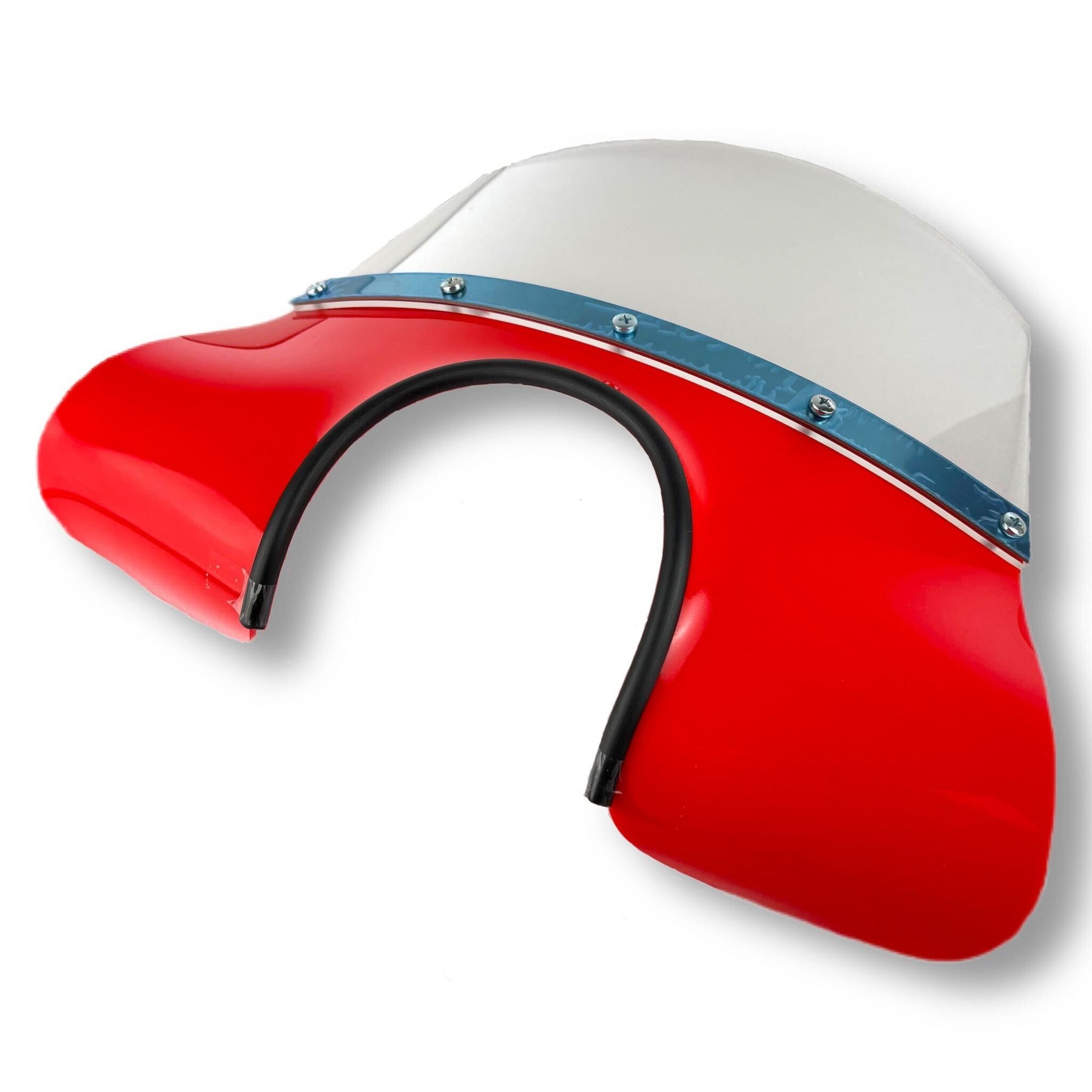 Vespa V50 V90 V100 Primavera ET3 MOD Style Flyscreen - Red