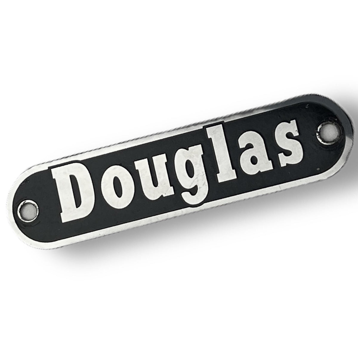 Vespa Piaggio Douglas 152L2 Sportique VNA VNB Rear Seat Badge Plaque