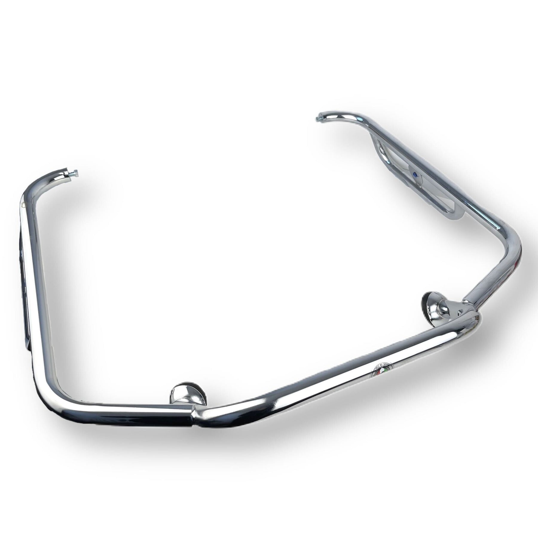 Vespa PX PE T5 Lambretta Series 3 Cuppini 1 Piece Cuppini Chrome Front Crash Bar - Blue