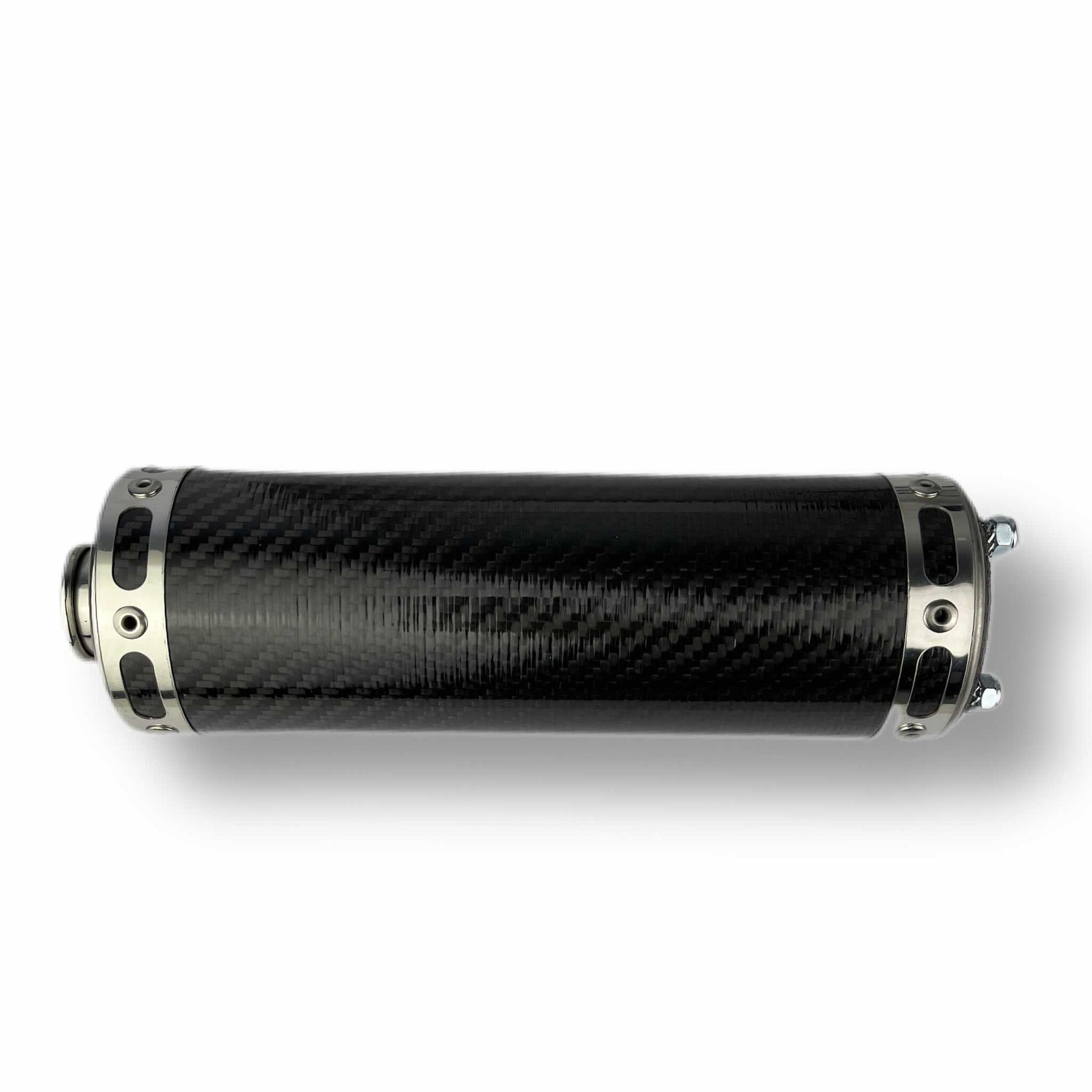 Lambretta Series 1 2 3 Li GP SX TV JL Jim Lomas KRP4 Carbon Fibre Gloss Exhaust Silencer End Can