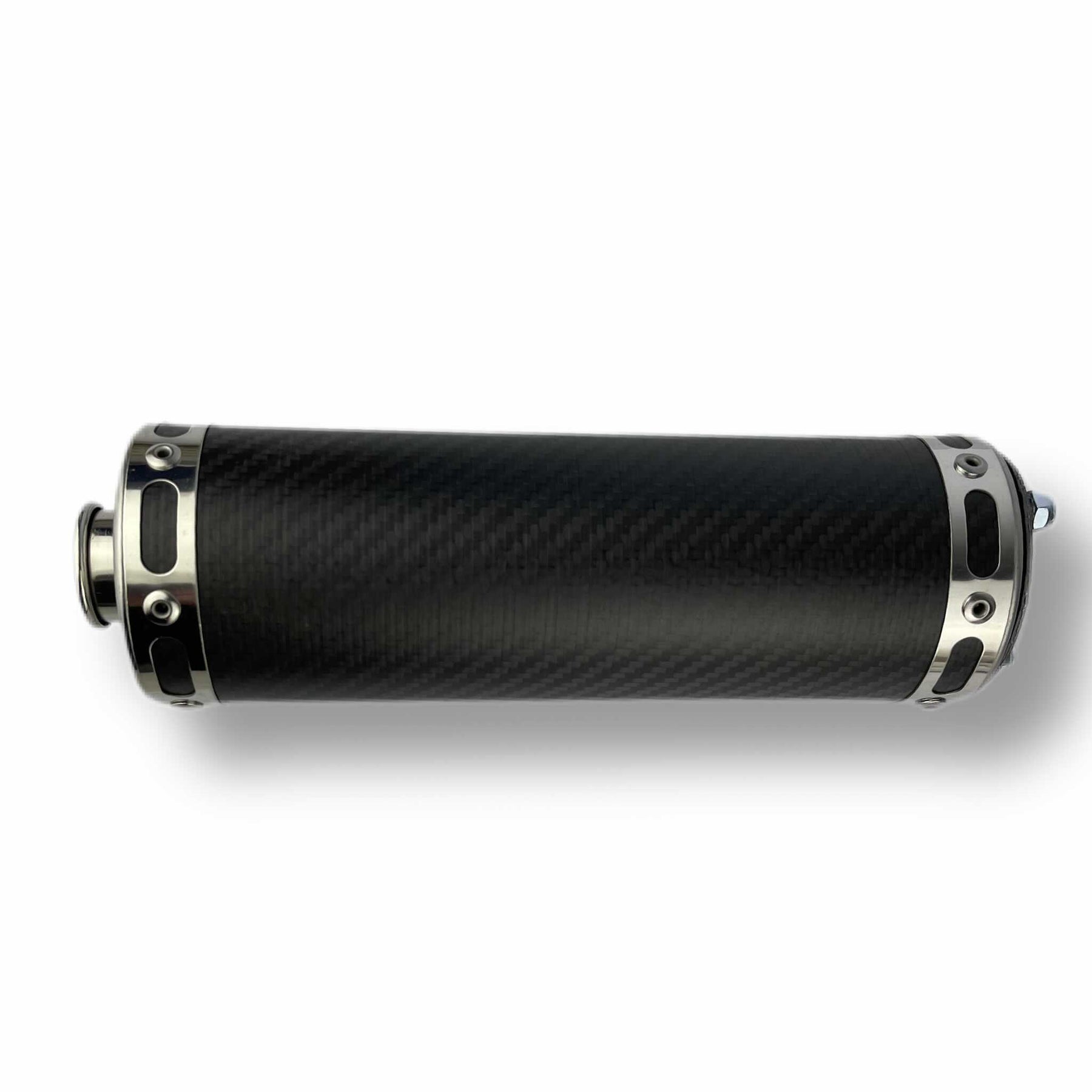 Lambretta Series 1 2 3 Li GP SX TV JL Jim Lomas KRP4 Carbon Fibre Matt Exhaust Silencer End Can