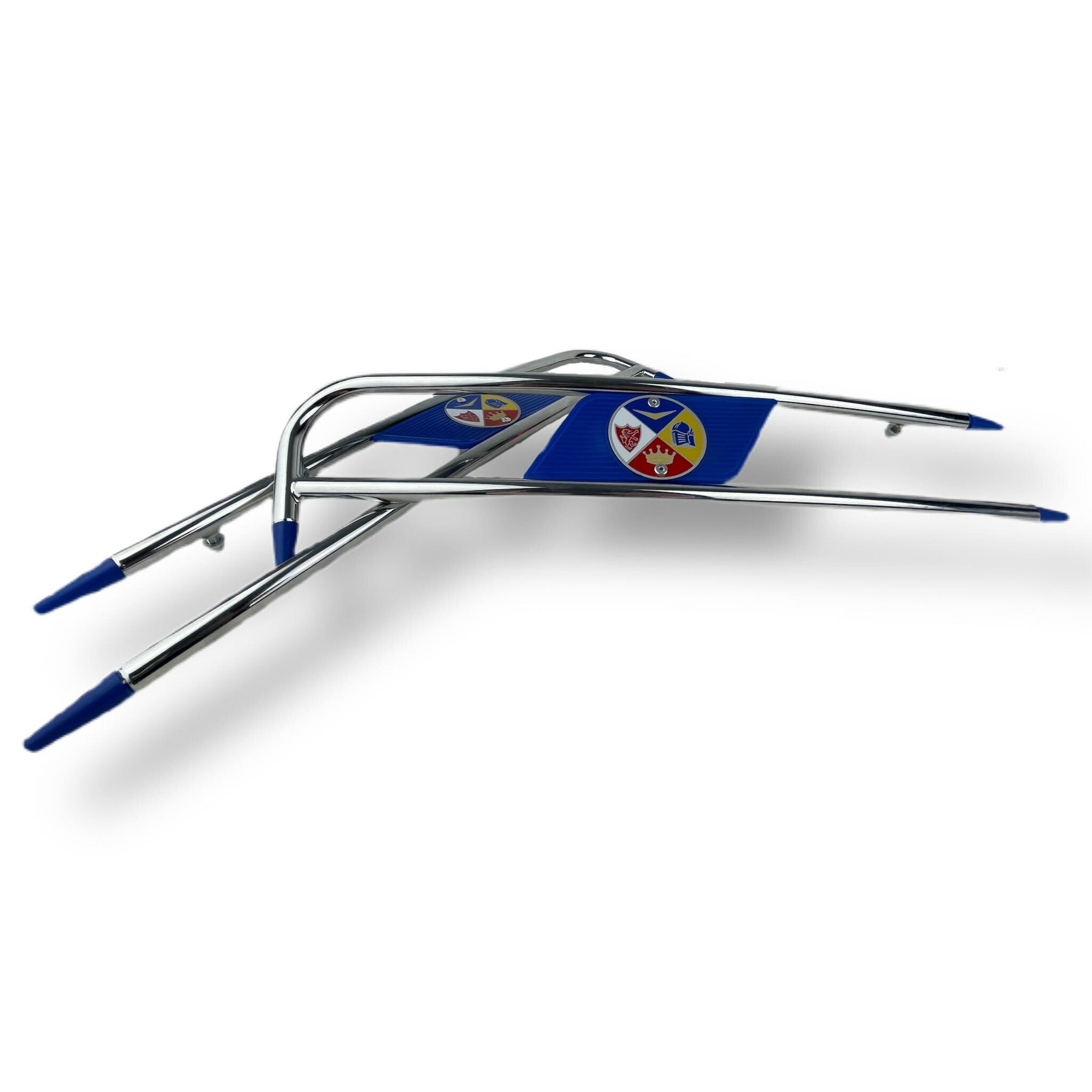 Lambretta Series 3 Li SX TV Side Panel Embellishers Protectors  - Blue