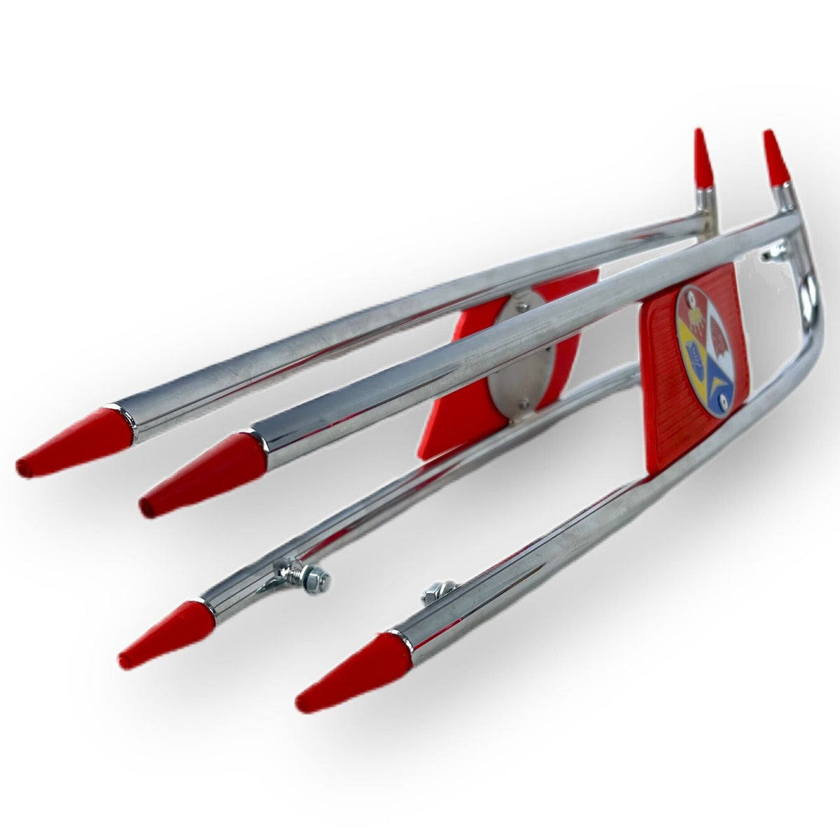 Lambretta Series 3 Li SX TV Side Panel Embellishers Protectors - Red