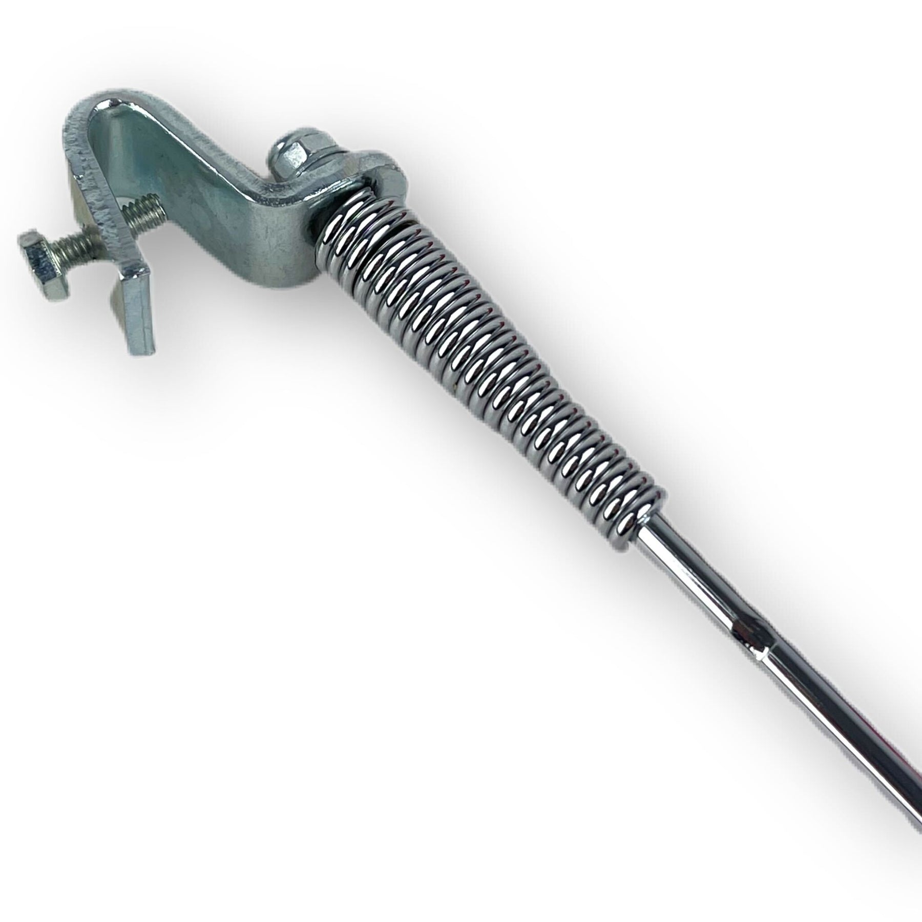 Vespa Lambretta Scooter Chrome Mini Aerial Flag Holder Pole - 23cm - Green Ball