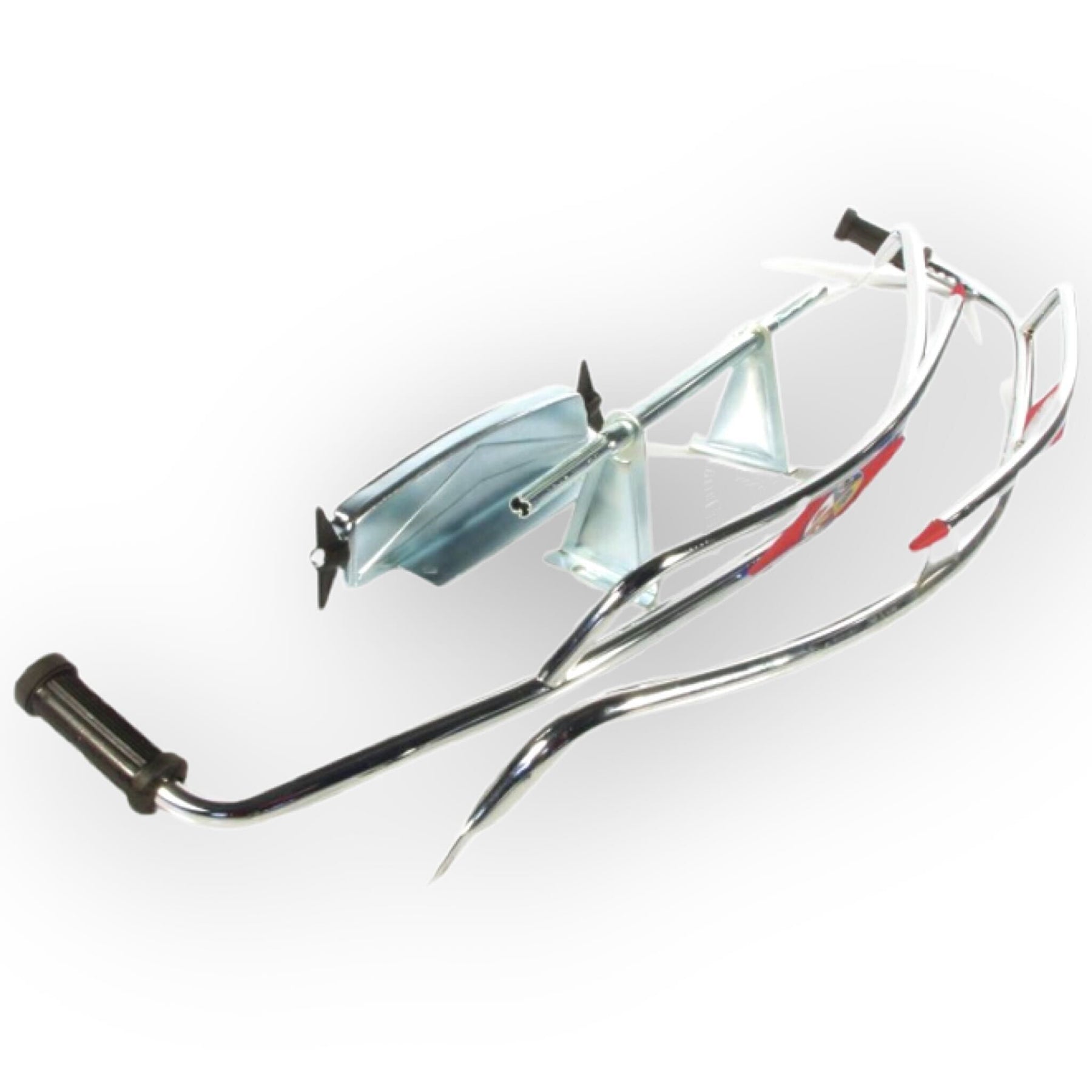 Vespa Rally Super Sprint VNB GT GTR GS SS180 Florida Bar Side Protectors Chrome Cuppini - Red