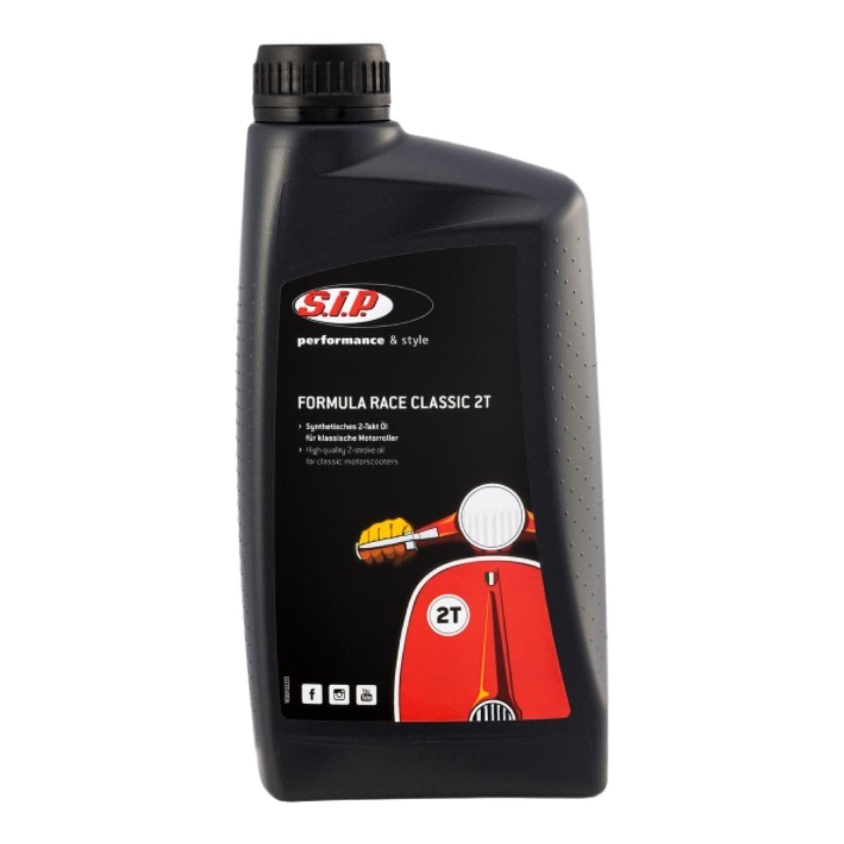 Vespa Lambretta Scooter SIP Formula Race Classic 2 Stroke 2T Oil Synthetic 1l