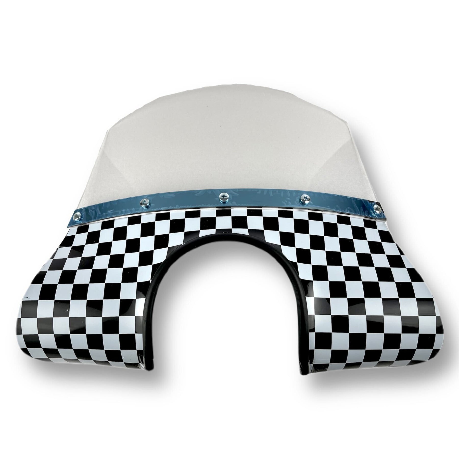 Vespa V50 V90 V100 Primavera ET3 MOD Style Flyscreen - Chequered