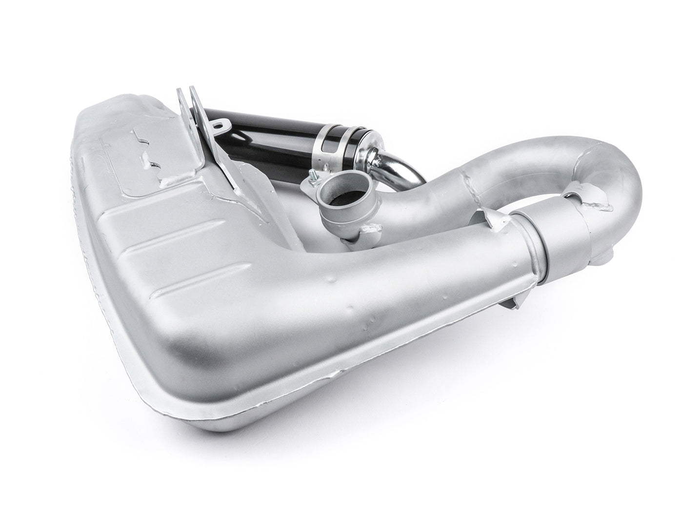 Lambretta Series 1 2 3 Li GP SX TV BGM PRO Clubman BigBox Sport Exhaust - Silver