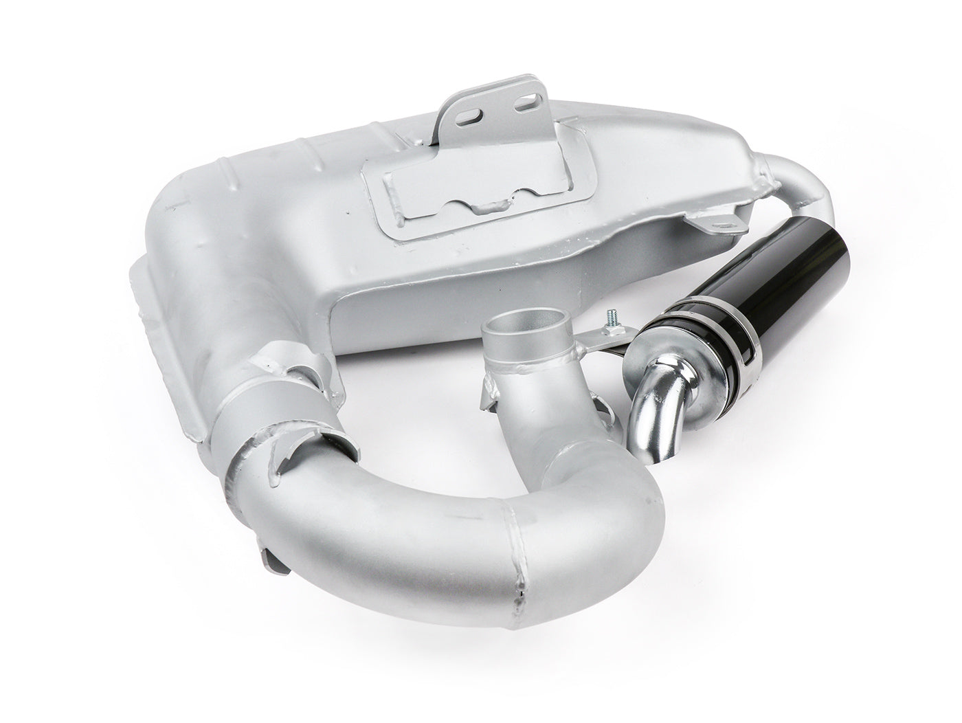 Lambretta Series 1 2 3 Li GP SX TV BGM PRO Clubman BigBox Sport Exhaust - Silver