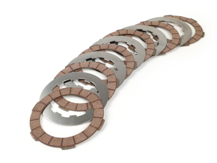 Lambretta Series 1 2 3 Li GP SX TV BGM PRO Superstrong Racing Red 6 Plate Clutch Set