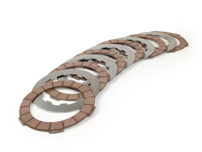 Lambretta Series 1 2 3 Li GP SX TV BGM PRO Superstrong Racing Red 6 Plate Clutch Set