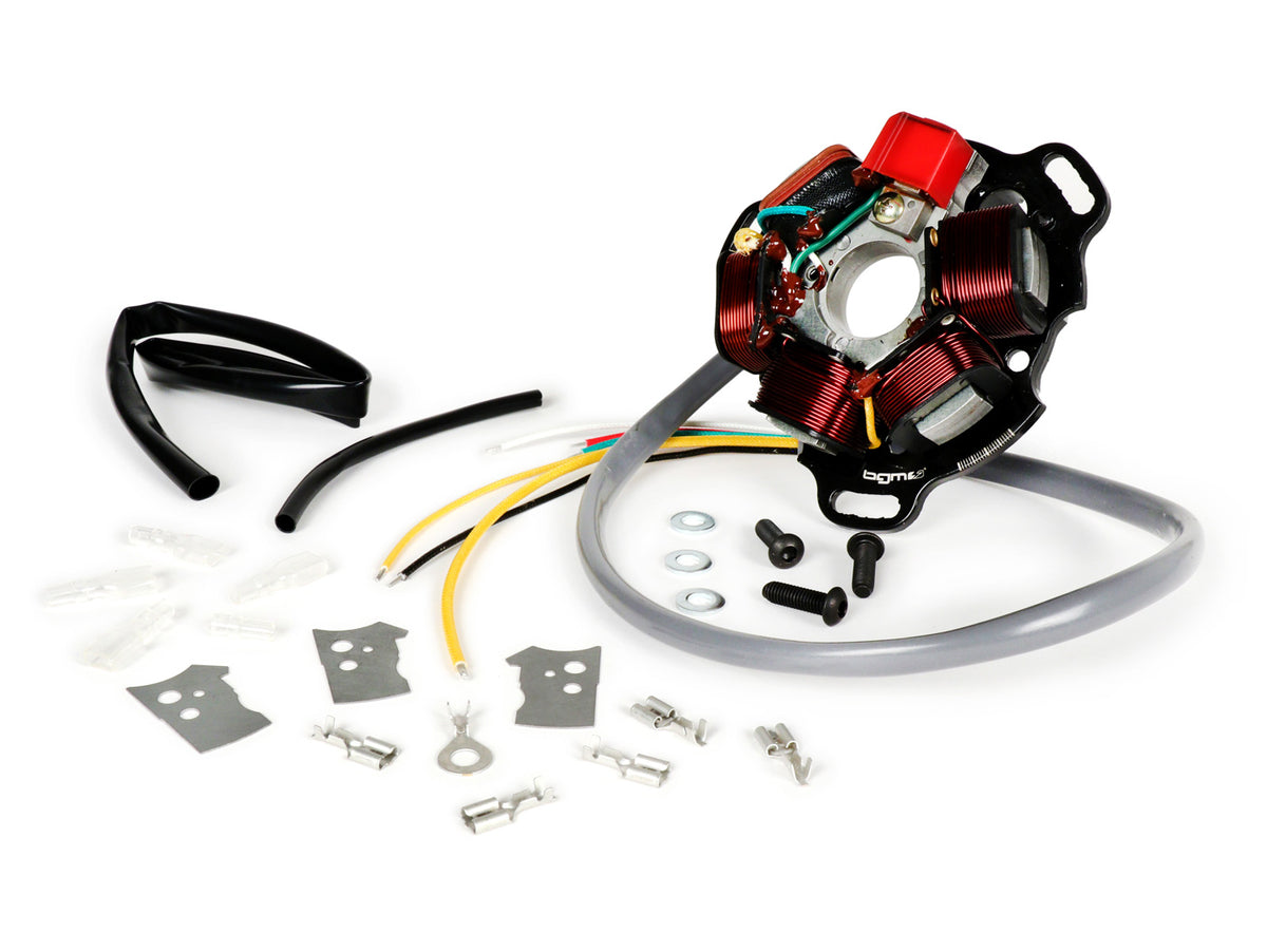 Lambretta Series 1-3 BGM Pro Stator Plate HP V4.5 Silicone Wassel 12 Volt DC