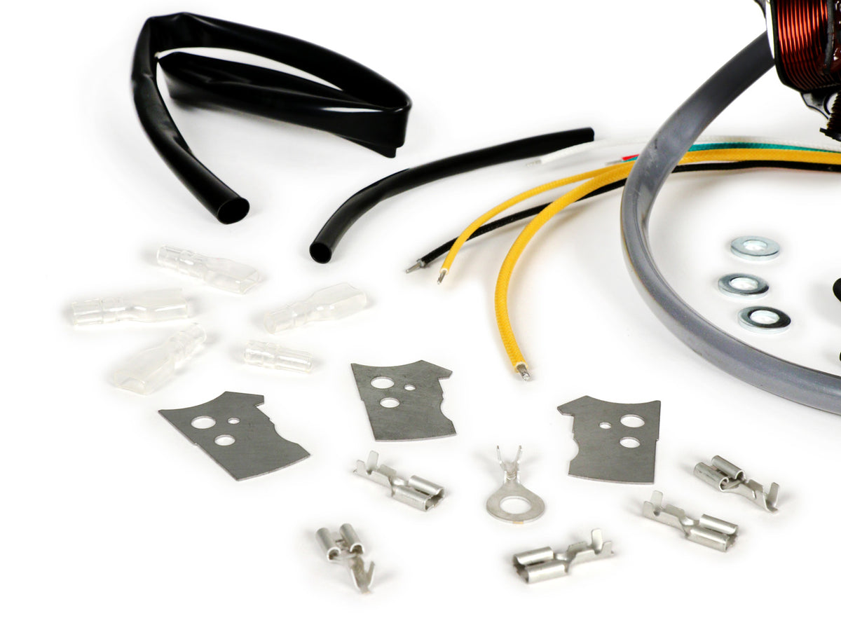 Lambretta Series 1-3 BGM Pro Stator Plate HP V4.5 Silicone Wassel 12 Volt DC