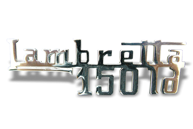 Lambretta LD 150 Legshield Badge - Chrome